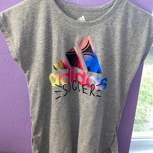 I am selling a girls soccer Adidas shirt